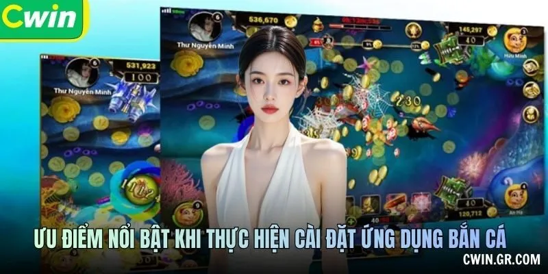 Thiết bị và giao diện App Bắn Cá
